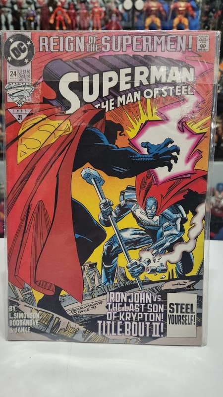 1993 Comic  SUPERMAN THE MAN OF STEEL REIGN OF THE SUPREME