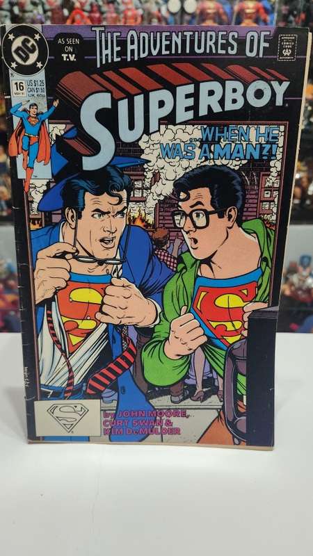 1991 Comic THE ADVENTURES OF SUPERBOY WHEN HE WAS A MAN