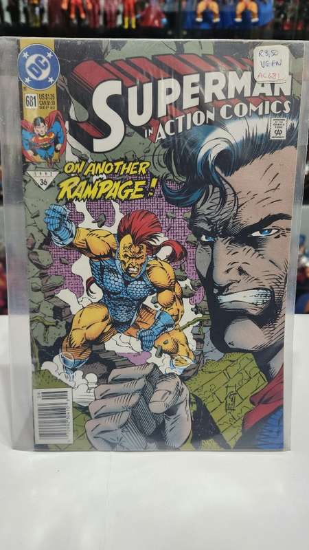 1992 Comic SUPERMAN IN ACTION COMICS ON ANOTHER RAMPAGE