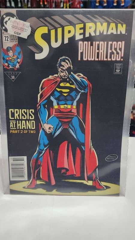 1992 Comic SUPERMAN POWERLESS 72