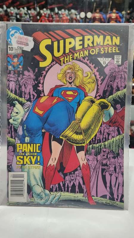 1992 Comic SUPERMAN MAN OF STEEL PANIC IN THE SKY FIFTH STRIKE