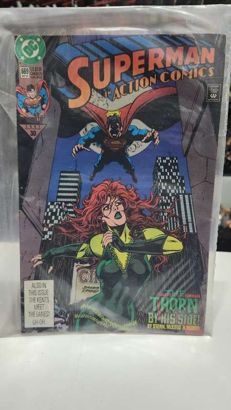 1991 Comic SUPERMAN IN ACTION COMICS THE THORN BY HIS SIDE
