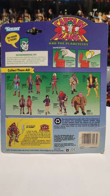 1991 MOC CAPTAIN PLANET SLY SLUDGE Vintage Figure