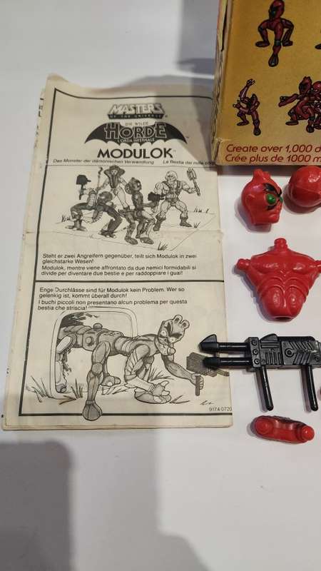 1985 BOXED Complete Modulok of He-Man-Masters of the Universe (MOTU) Vintage Figure