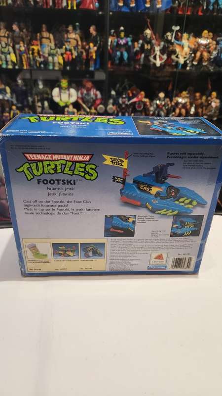 1989 TMNT BOXED FOOTSKI Vintage Figure Teenage Mutant Ninja Turtles