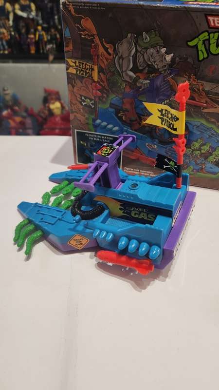 1989 TMNT BOXED FOOTSKI Vintage Figure Teenage Mutant Ninja Turtles