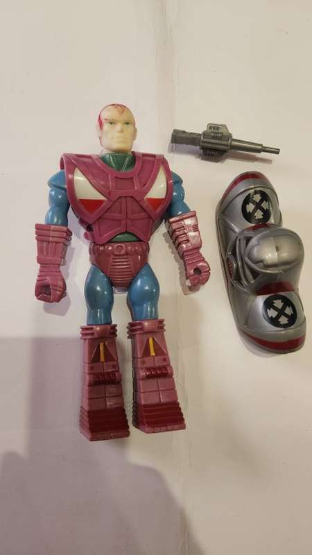 1986 X-Changers Lieutenant Sterne Vintage Figure