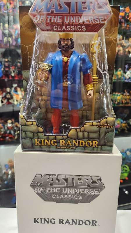 MOTUC ETERNOS PALACE KING RANDOR (MOC) Masters Of The Universe Classics Figure He-Man