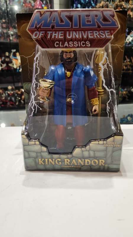 MOTUC ETERNOS PALACE KING RANDOR (MOC) Masters Of The Universe Classics Figure He-Man
