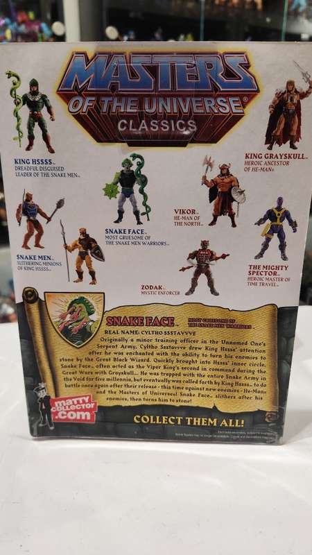 MOTUC SNAKE FACE (MOC) Masters Of The Universe Classics Figure He-Man