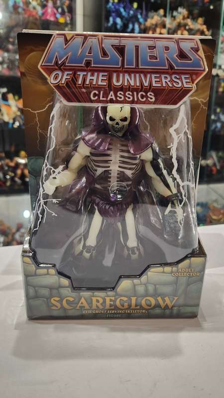 MOTUC SCARE GLOW (MOC) Masters Of The Universe Classics Figure He-Man