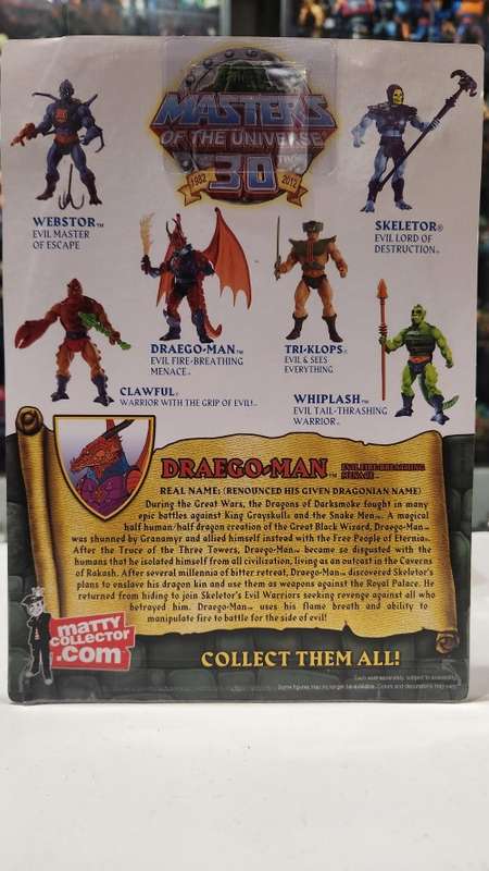 MOTUC DRAEGO-MAN (MOC) Masters Of The Universe Classics Figure He-Man