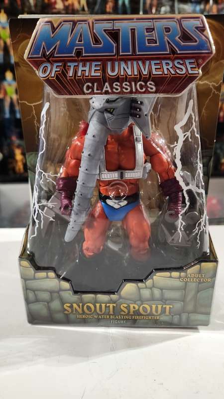 MOTUC SNOUT SPOUT (MOC) Masters Of The Universe Classics Figure He-Man