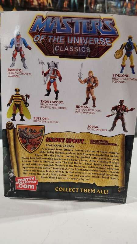 MOTUC SNOUT SPOUT (MOC) Masters Of The Universe Classics Figure He-Man