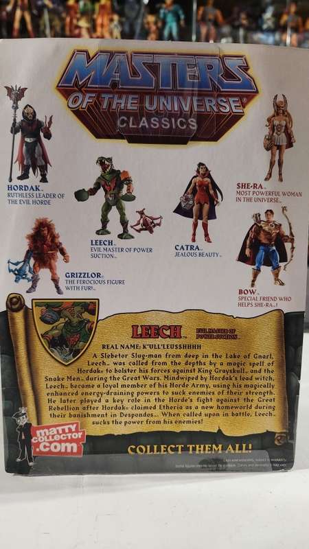 MOTUC LEECH (MOC) Masters Of The Universe Classics Figure He-Man