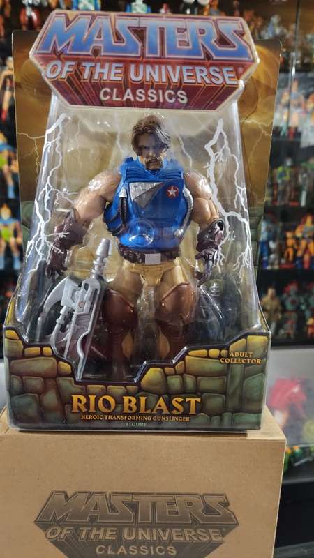 MOTUC RIO-BLAST (MOC) Masters Of The Universe Classics Figure He-Man