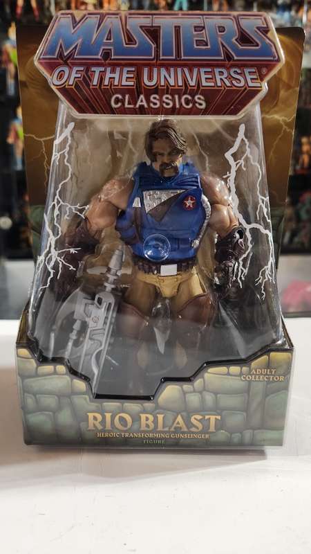 MOTUC RIO-BLAST (MOC) Masters Of The Universe Classics Figure He-Man