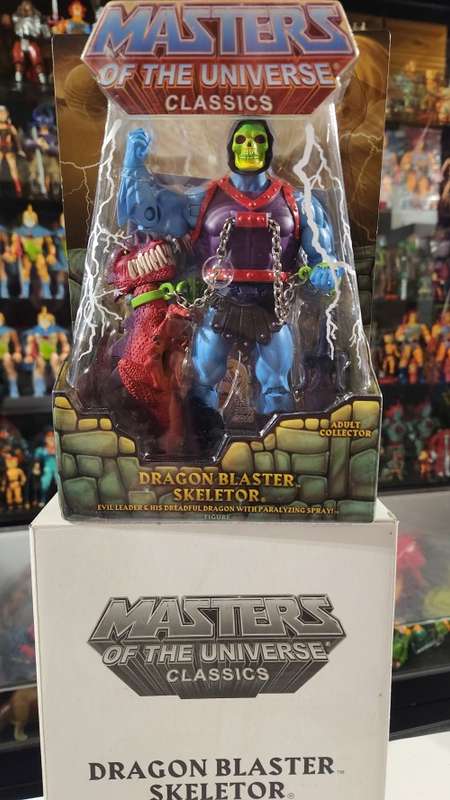 MOTUC DRAGON BLASTER SKELETOR (MOC) Masters Of The Universe Classics Figure He-Man