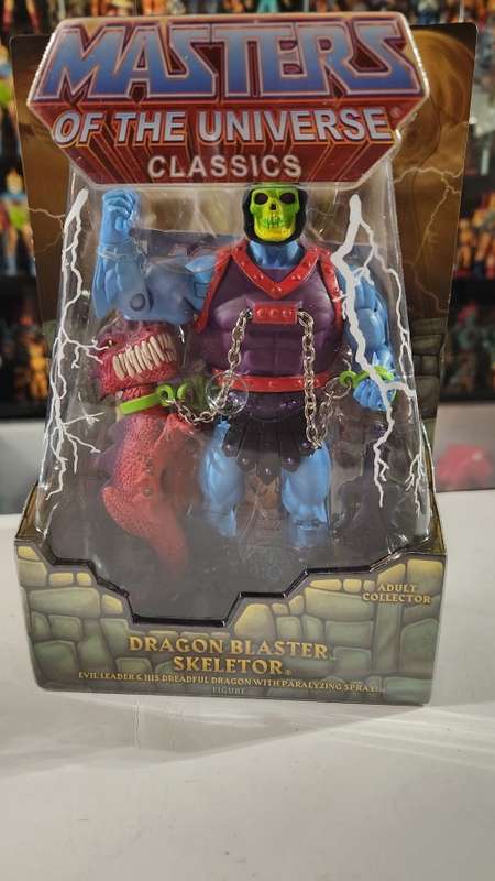 MOTUC DRAGON BLASTER SKELETOR (MOC) Masters Of The Universe Classics Figure He-Man