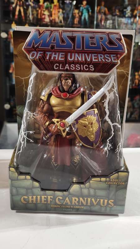 MOTUC CHIEF CARNIVUS (MOC) Masters Of The Universe Classics Figure He-Man