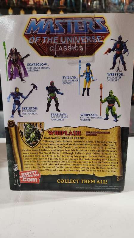MOTUC WHIPLASH (MOC) Masters Of The Universe Classics Figure He-Man