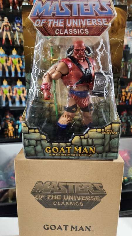 MOTUC GOAT MAN (MOC) Masters Of The Universe Classics Figure He-Man