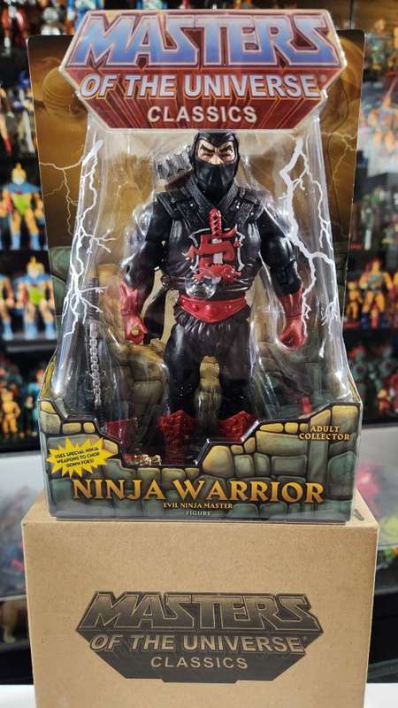 MOTUC NINJA WARRIOR (MOC) Masters Of The Universe Classics Figure He-Man