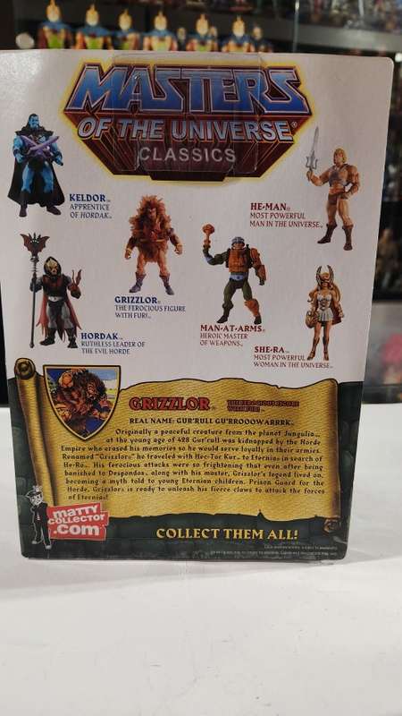 MOTUC GRIZZLOR (MOC) Masters Of The Universe Classics Figure He-Man