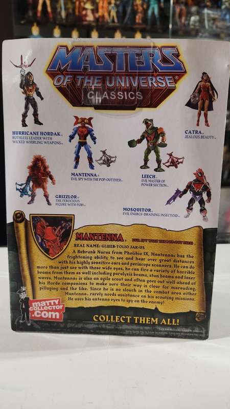 MOTUC MANTENNA (MOC) Masters Of The Universe Classics Figure He-Man
