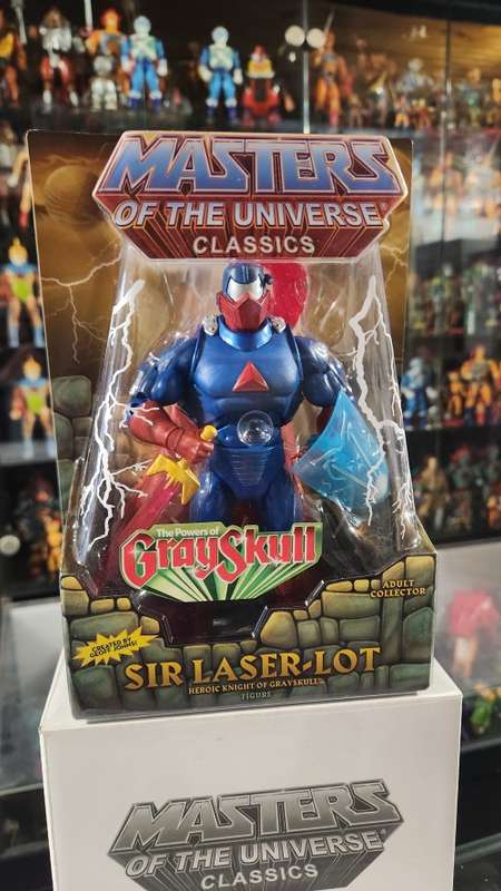 MOTUC SIR LASER LOT (MOC) Masters Of The Universe Classics Figure He-Man