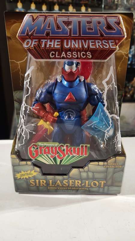 MOTUC SIR LASER LOT (MOC) Masters Of The Universe Classics Figure He-Man