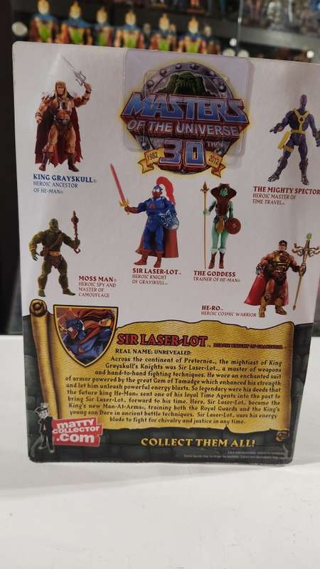 MOTUC SIR LASER LOT (MOC) Masters Of The Universe Classics Figure He-Man