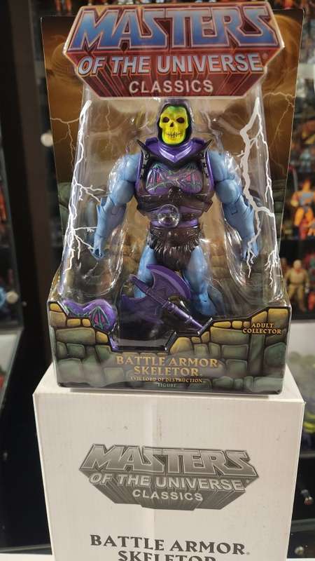 MOTUC BATTLE ARMOR SKELETOR (MOC) Masters Of The Universe Classics Figure He-Man