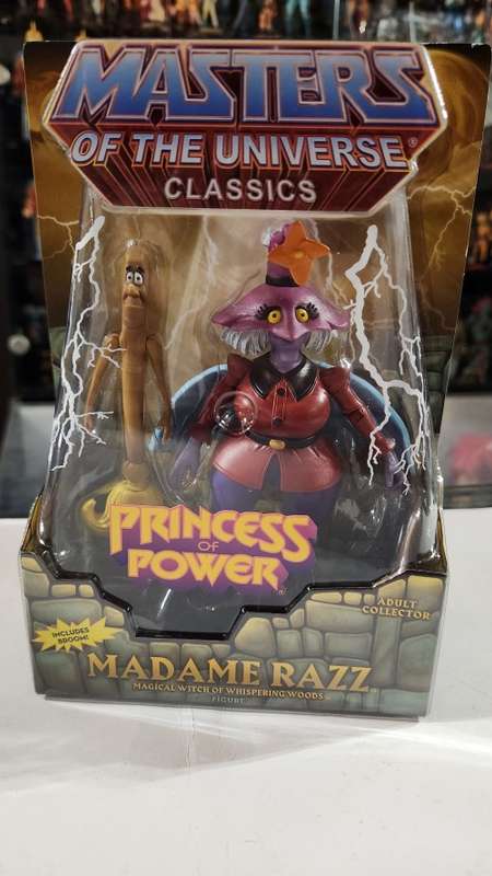 MOTUC MADAME RAZZ (MOC) Masters Of The Universe Classics Figure He-Man