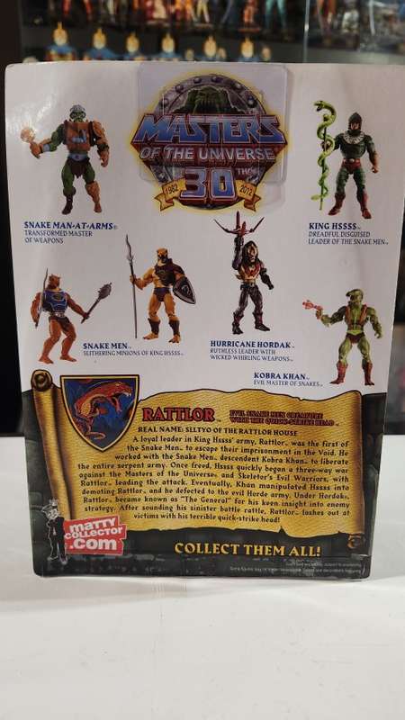 MOTUC RATTLOR (MOC) Masters Of The Universe Classics Figure He-Man
