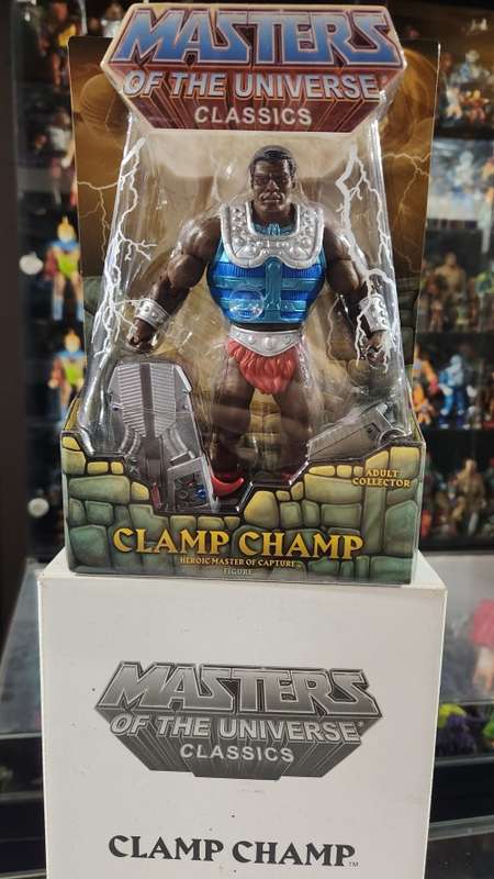 MOTUC CLAMP CHAMP (MOC) Masters Of The Universe Classics Figure He-Man