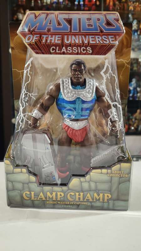 MOTUC CLAMP CHAMP (MOC) Masters Of The Universe Classics Figure He-Man