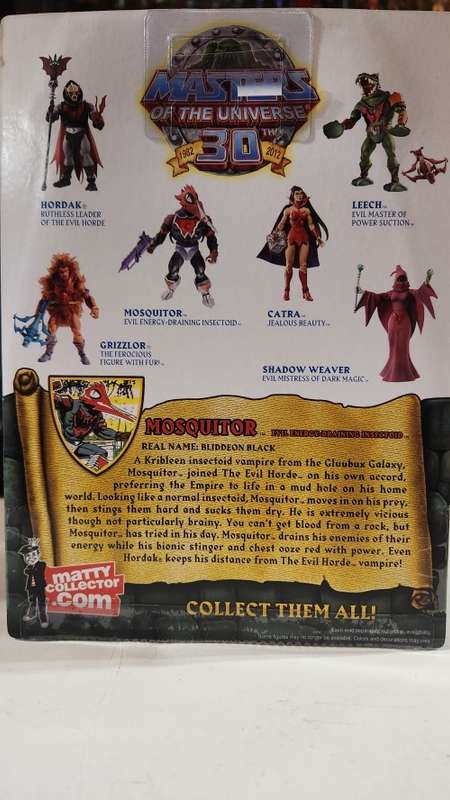 MOTUC MOSQUITOR (MOC) Masters Of The Universe Classics Figure He-Man