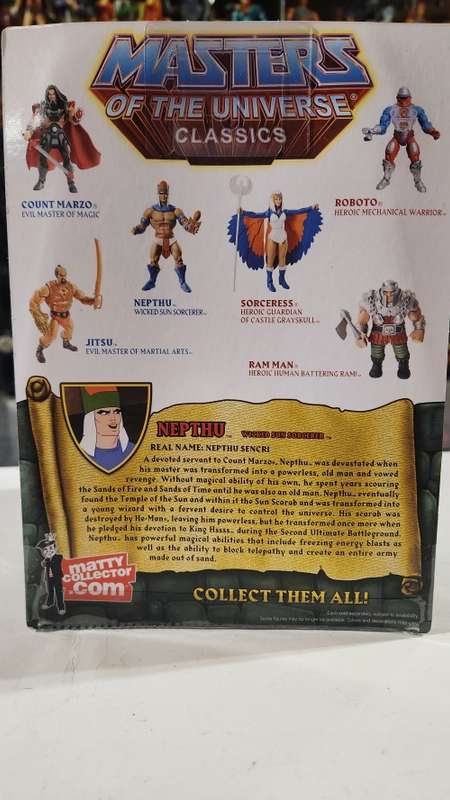 MOTUC Nepthu (MOC) Masters Of The Universe Classics Figure He-Man
