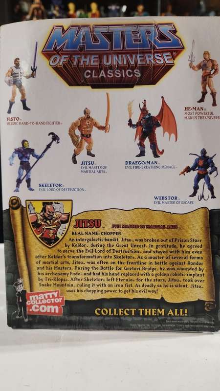 MOTUC JITSU (MOC) Masters Of The Universe Classics Figure He-Man