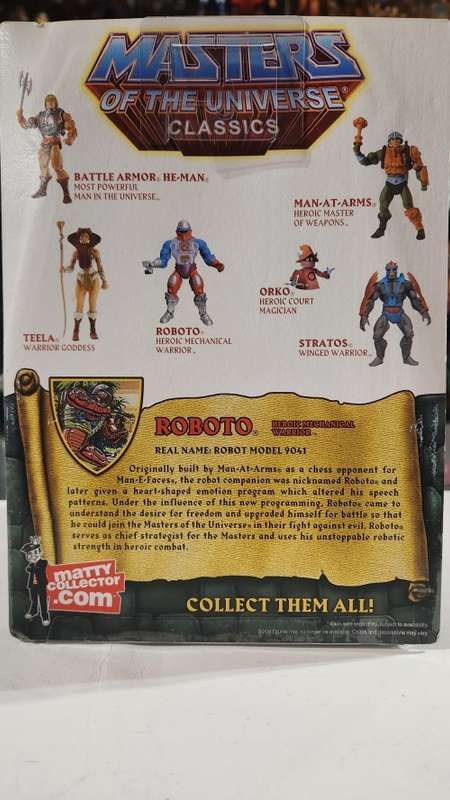 MOTUC ROBOTO (MOC) Masters Of The Universe Classics Figure He-Man