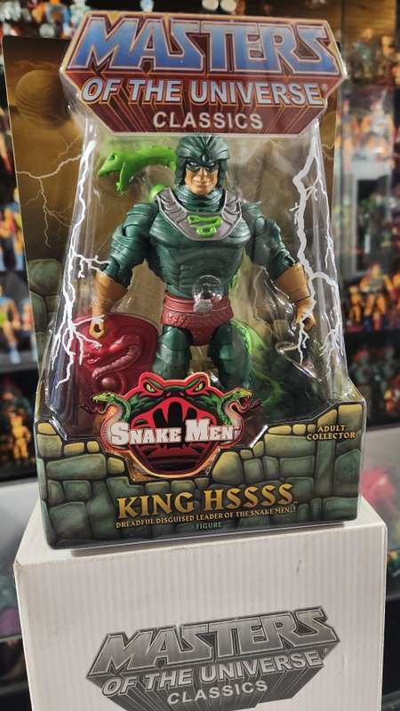 MOTUC KING HISSS (MOC) Masters Of The Universe Classics Figure He-Man