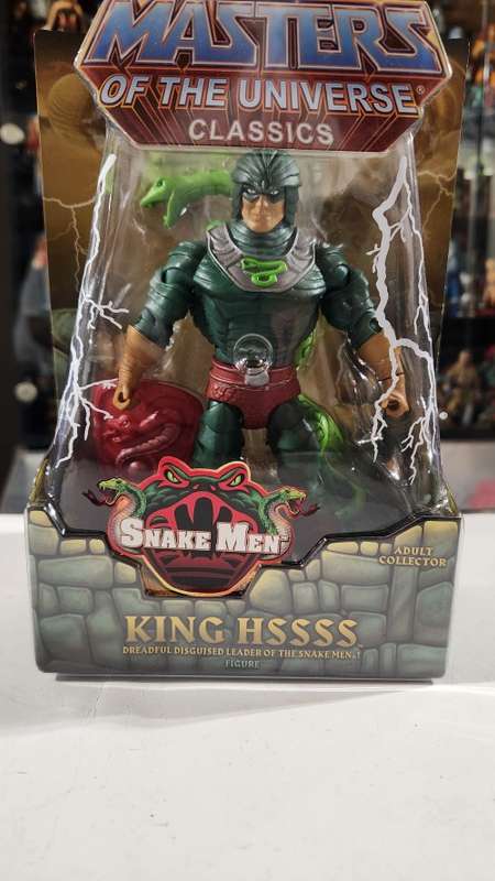 MOTUC KING HISSS (MOC) Masters Of The Universe Classics Figure He-Man