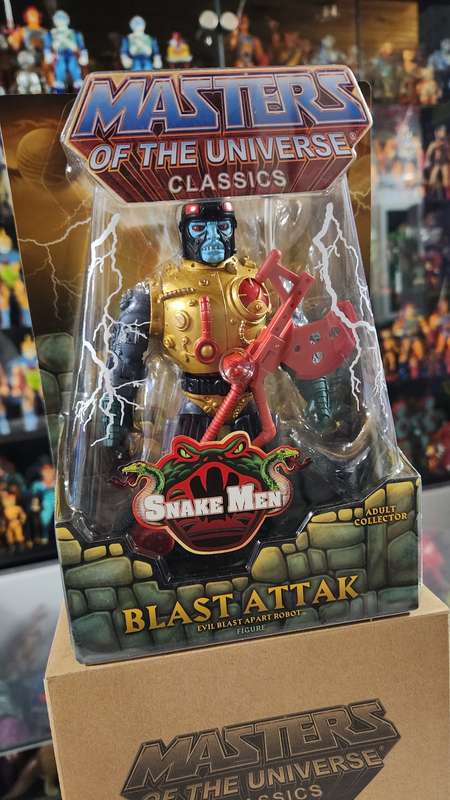 MOTUC BLAST ATTACK (MOC) Masters Of The Universe Classics Figure He-Man