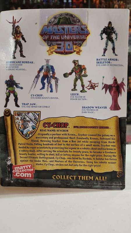 MOTUC CY-CHOP (MOC) Masters Of The Universe Classics Figure He-Man