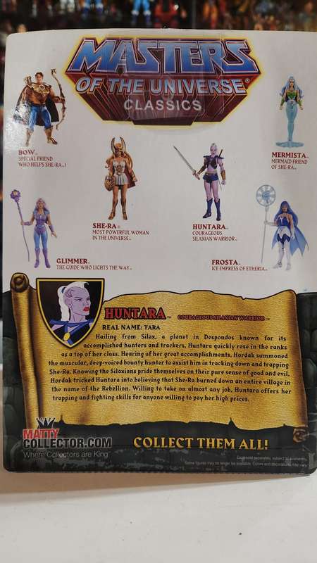 MOTUC HUNTARA (MOC) Masters Of The Universe Classics Figure He-Man