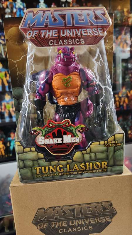 MOTUC TUNG LASHOR (MOC) Masters Of The Universe Classics Figure He-Man