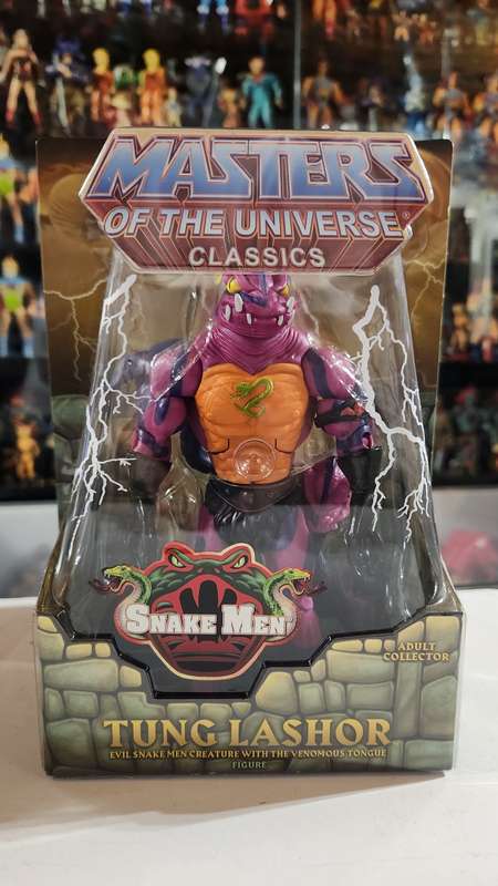 MOTUC TUNG LASHOR (MOC) Masters Of The Universe Classics Figure He-Man