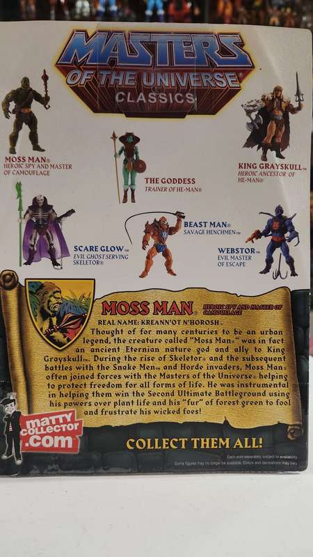 MOTUC MOSS MAN (MOC) Masters Of The Universe Classics Figure He-Man
