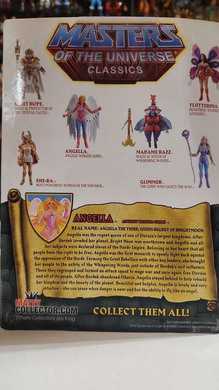 MOTUC ANGELLA (MOC) Masters Of The Universe Classics Figure He-Man